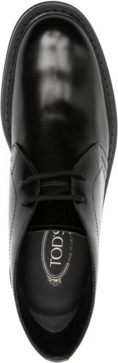 TOD'S Zwarte platte schoenen Black Heren