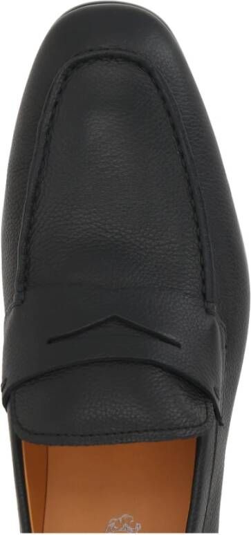 TOD'S Zwarte platte schoenen Elegante stijl Black Heren