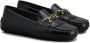 TOD'S Zwarte platte schoenen met franjes Black Dames - Thumbnail 2