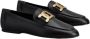 TOD'S Zwarte platte schoenen met kettingaccessoire Black Dames - Thumbnail 2