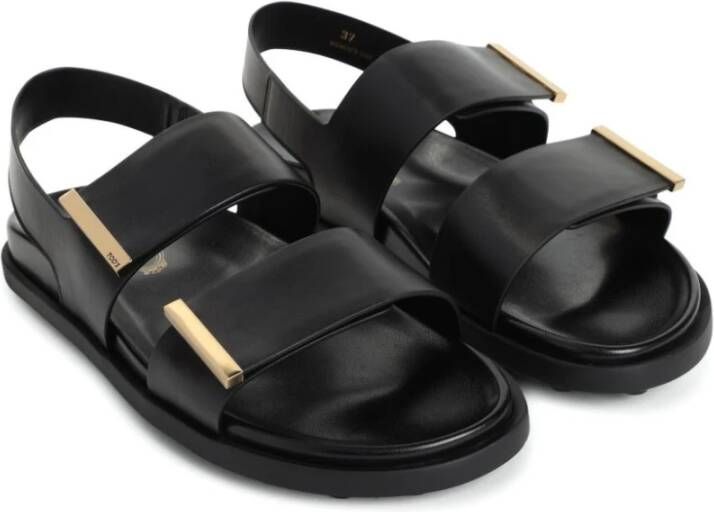 TOD'S Zwarte Sandalen voor Vrouwen Black Dames