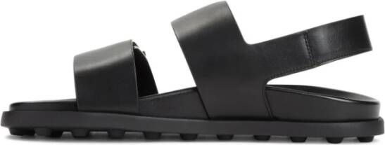 TOD'S Zwarte Sandalen voor Vrouwen Black Dames