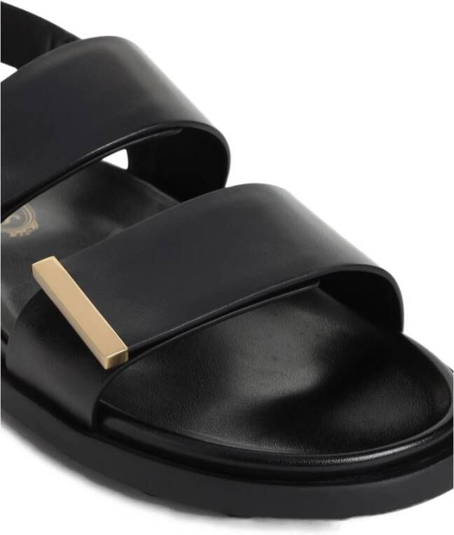 TOD'S Zwarte Sandalen voor Vrouwen Black Dames