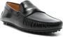 TOD'S Zwarte Studzool Leren Binnenzool Schoen Black Heren - Thumbnail 2