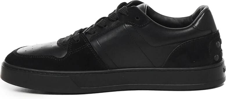 TOD'S Zwarte Veterschoenen Black Heren