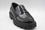 TOD'S Zwarte Veterschoenen met Platte Zool Black Dames - Thumbnail 2