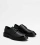 TOD'S Zwarte Veterschoenen van Leer Black Heren - Thumbnail 3