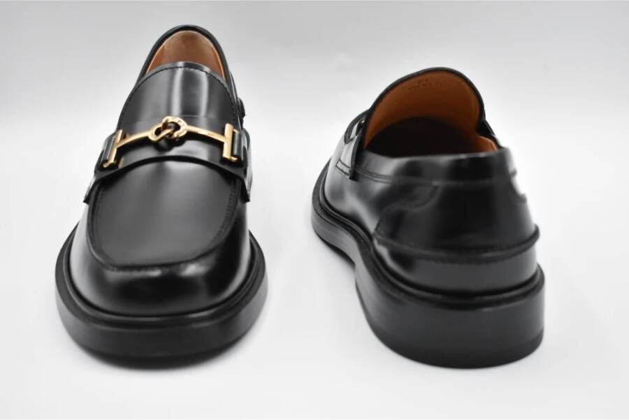 TOD'S Zwarte Veterschoenen voor Dames Black Dames