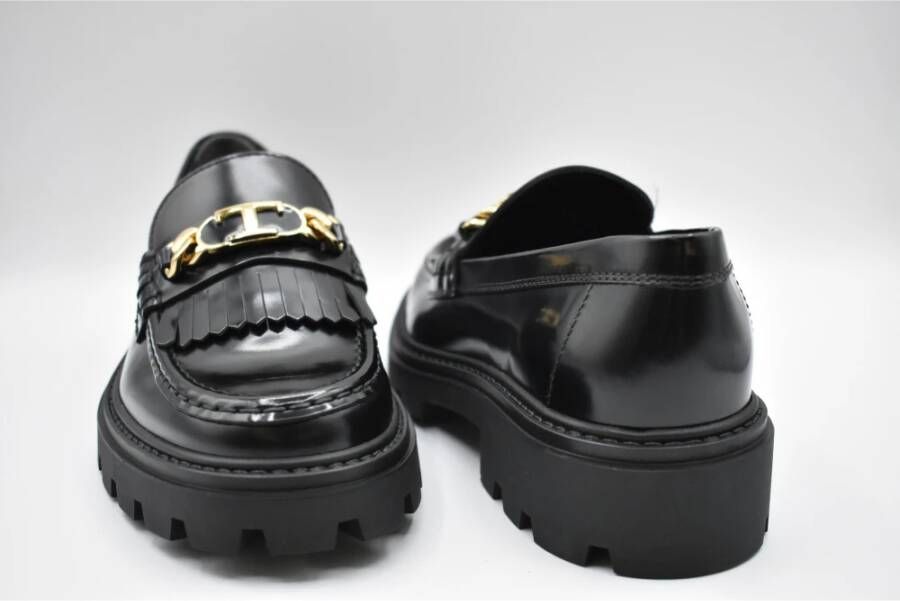 TOD'S Zwarte Veterschoenen voor Dames Black Dames