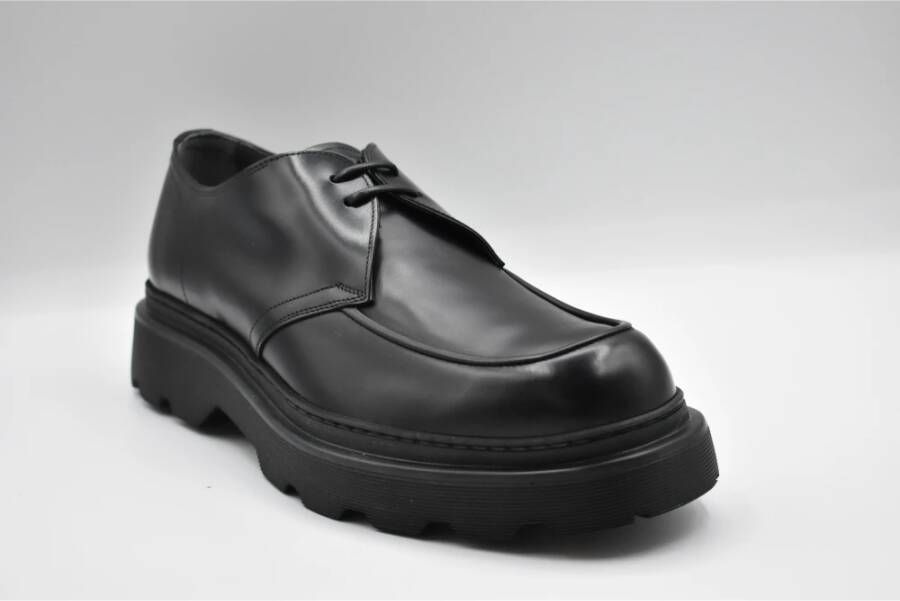 TOD'S Zwarte Veterschoenen voor Mannen Black Heren