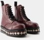 Toga Pulla Boots Aj1287 Boots Leather Bordeaux in rood - Thumbnail 2