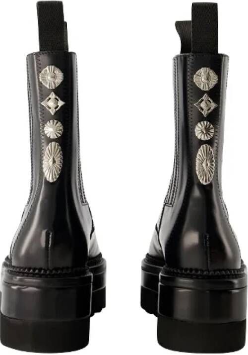 Toga Pulla Leather boots Black Dames