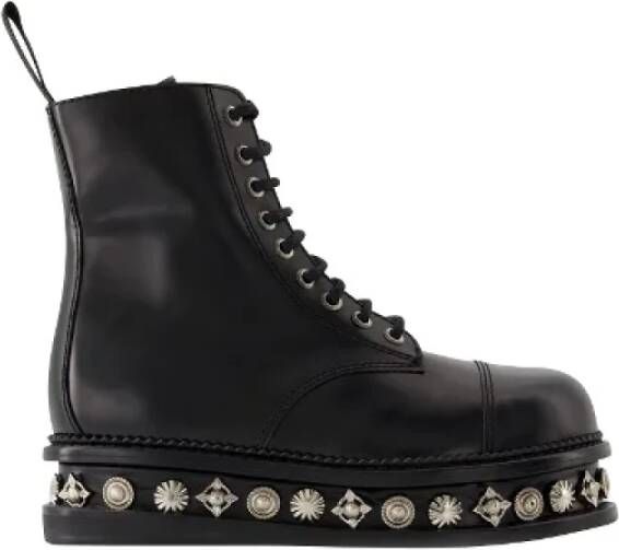 Toga Pulla Leather boots Black Dames