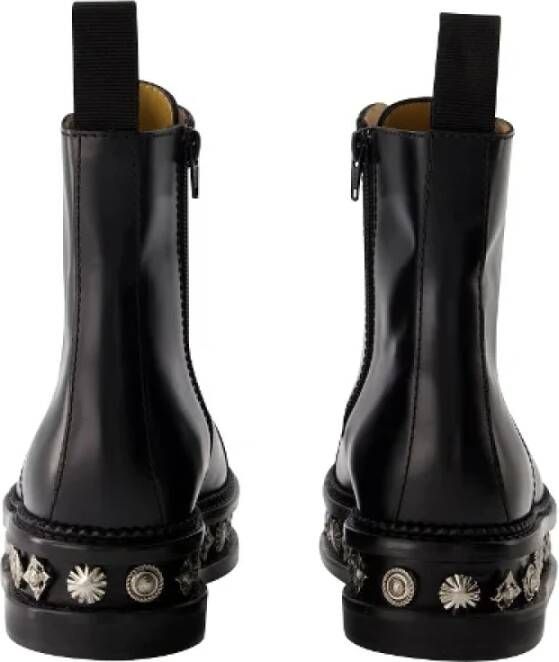 Toga Pulla Leather boots Black Dames