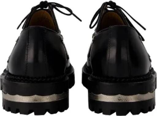 Toga Pulla Leather flats Black Dames