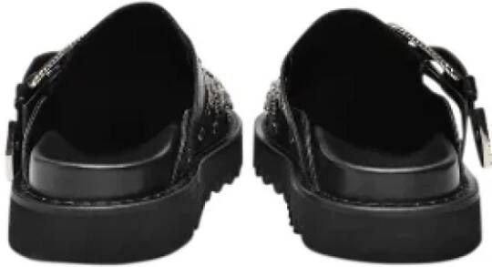 Toga Pulla Leather flats Black Dames