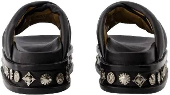 Toga Pulla Leather sandals Black Dames