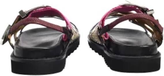 Toga Pulla Leather sandals Black Dames