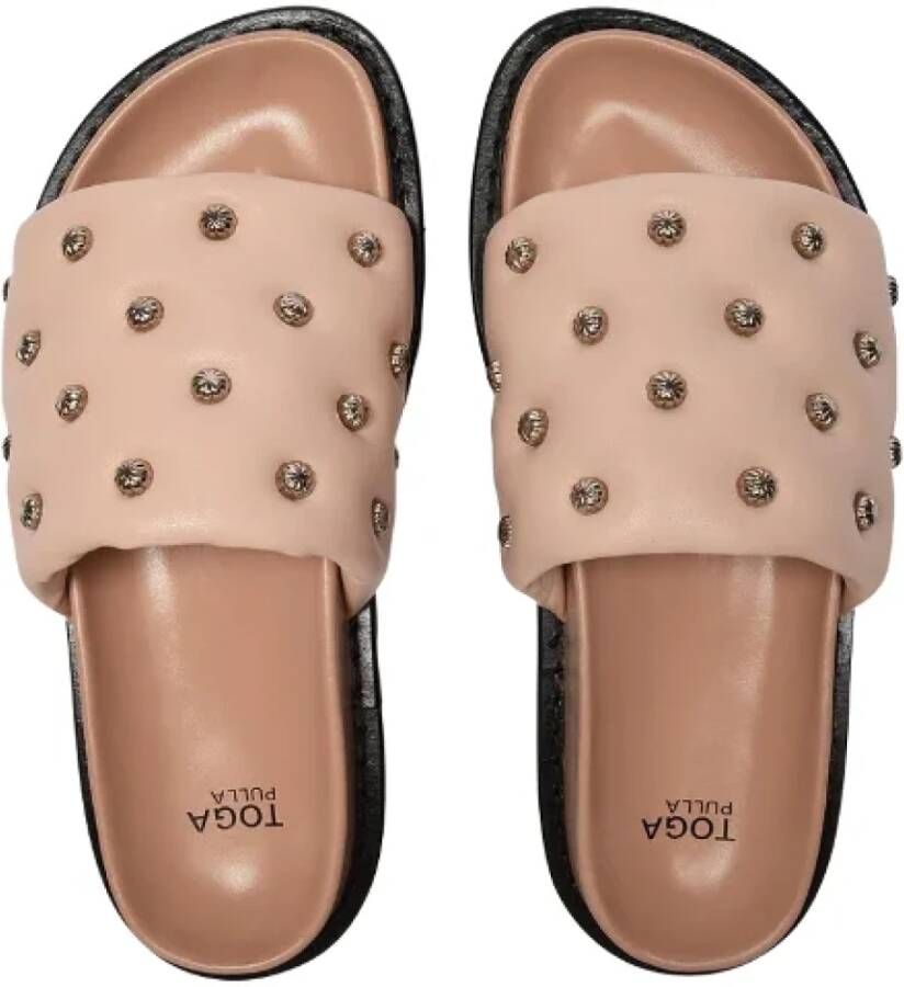 Toga Pulla Leather sandals Pink Dames