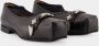 Toga Pulla Zwarte Leren Ballerina Slip-On Schoenen Black Dames - Thumbnail 2