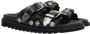 Toga Pulla Zwarte Studs Platte Sandalen Black Dames - Thumbnail 2