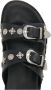 Toga Pulla Zwarte Studs Platte Sandalen Black Dames - Thumbnail 4