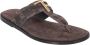 Tom Ford Blauwe Leren Sandalen T-bar Tie-dye Brown Heren - Thumbnail 2