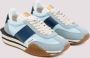 Tom Ford Blauwe Sneakers Ss24 Almond Toe Lace-Up Multicolor Heren - Thumbnail 3