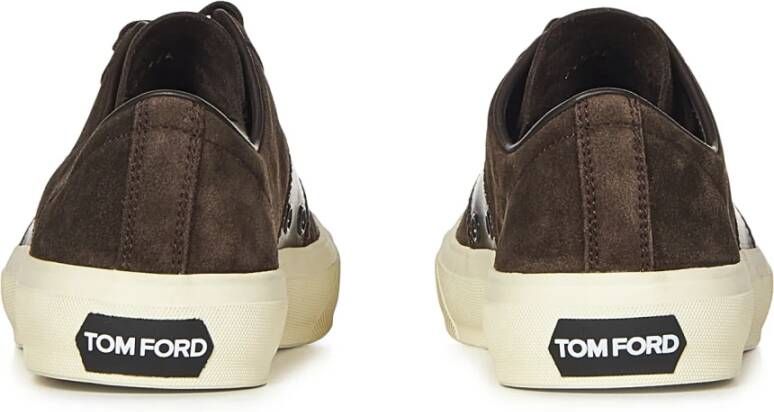 Tom Ford Bruine Sneakers Elegante Stijl Brown Heren