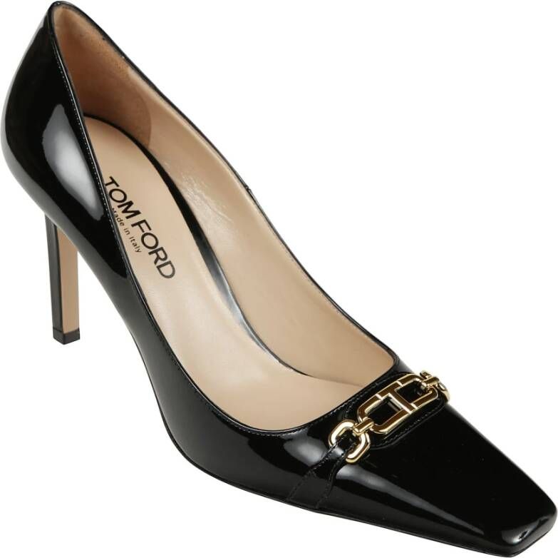 Tom Ford Elegante Mid Heel Pumps Black Dames