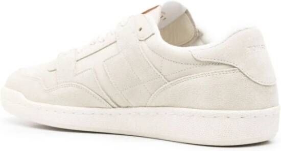 Tom Ford Geperforeerde Sneakers met Logo Detail Beige Heren