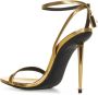 Tom Ford Gouden Verstelbare Hoge Hak Sandalen Yellow Dames - Thumbnail 10