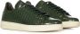 Tom Ford Groene Krokodillenprint Leren Sneakers Green Heren - Thumbnail 7