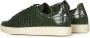 Tom Ford Groene Krokodillenprint Leren Sneakers Green Heren - Thumbnail 8