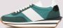 Tom Ford Groene Leren Sneakers Amandel Teen Multicolor Heren - Thumbnail 2