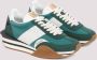 Tom Ford Groene Leren Sneakers Amandel Teen Multicolor Heren - Thumbnail 3
