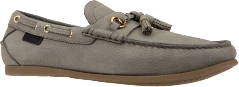 Tom Ford Heren Slip-On Loafers Met Franjes Leren Schoenen Beige Heren