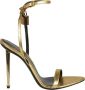 Tom Ford Gouden Verstelbare Hoge Hak Sandalen Yellow Dames - Thumbnail 2