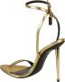 Tom Ford Gouden Verstelbare Hoge Hak Sandalen Yellow Dames - Thumbnail 5