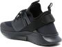 Tom Ford Leren en stoffen sneakers Blue Heren - Thumbnail 3