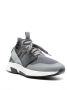 Tom Ford Leren en stoffen sneakers Gray Heren - Thumbnail 4