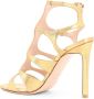 Tom Ford Leren sandalen met krokodillenprint Yellow Dames - Thumbnail 3