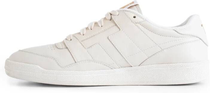 Tom Ford Leren Sneaker met Marmeren Tong White Heren