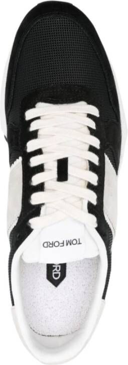 Tom Ford Mesh Panel Sneakers Black Heren