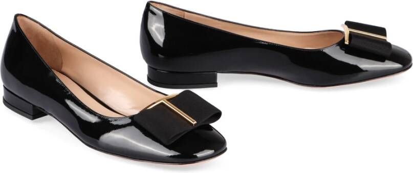 Tom Ford Patent Leren Ballet Flats met Strik Black Dames