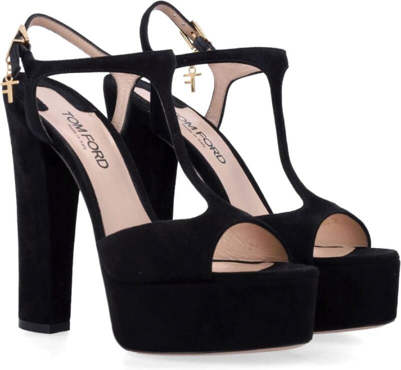 Tom Ford Platform Angelina Schoenen Black Dames