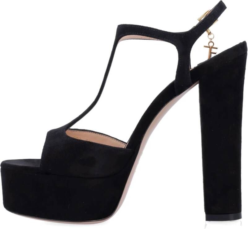 Tom Ford Platform Angelina Schoenen Black Dames