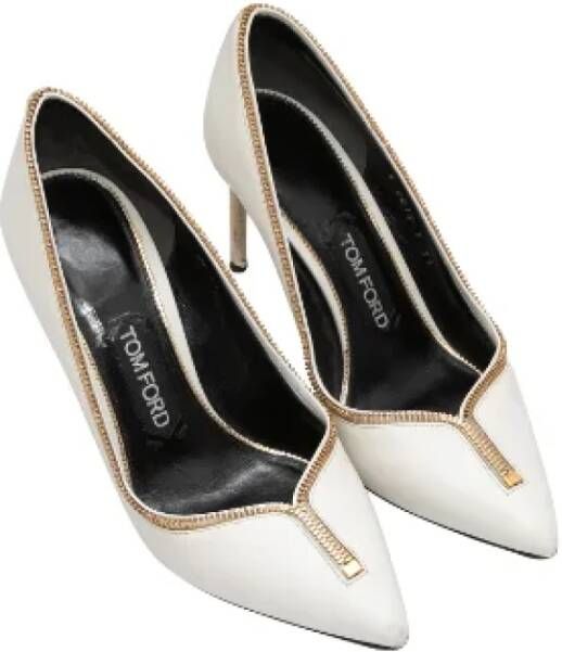 Tom Ford Pre-owned Canvas heels White Dames