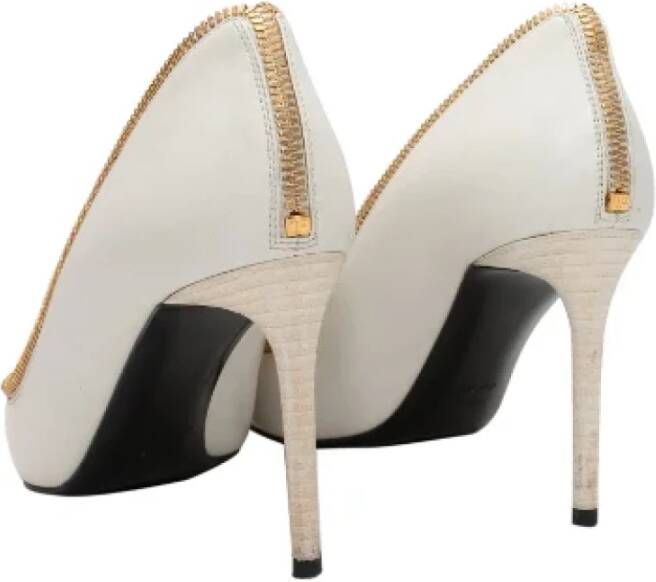 Tom Ford Pre-owned Canvas heels White Dames