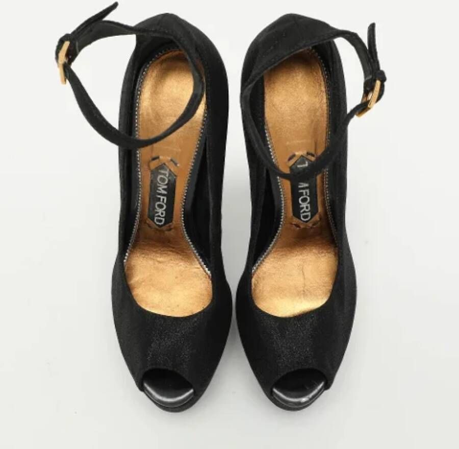 Tom Ford Pre-owned Fabric heels Black Dames